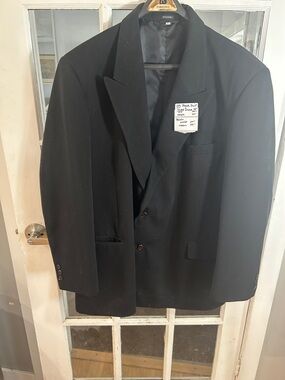 Rack 109.   Black Men's Two-Button Blazer And Pants